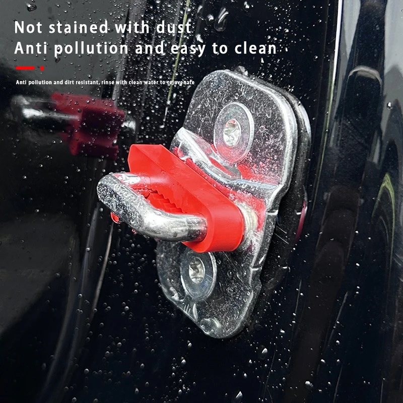 For BMW 1 2 3 4 5 6 7 Series X1 X2 X3 X4X5X6X7 Car Door Lock Buffer Damping Protect Pad Car Door Lock Cover Stickers Accessories