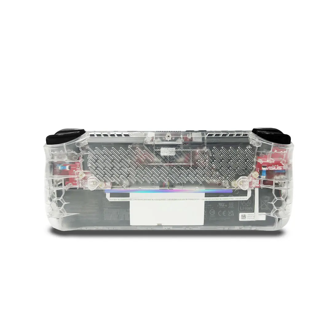 Transparent Back Plate Compatible for ROG Ally X DIY Clear Edition Replacement Shell Case Game Console Accessories