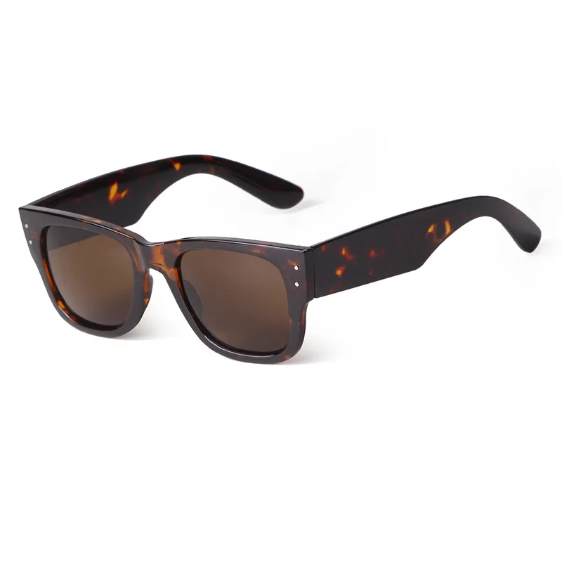 Trendy Square Sunglasses Women Retro Big Frame Sun Glasses Men Fishing Shades UV Protection Eyewear Driving Eyeglasses