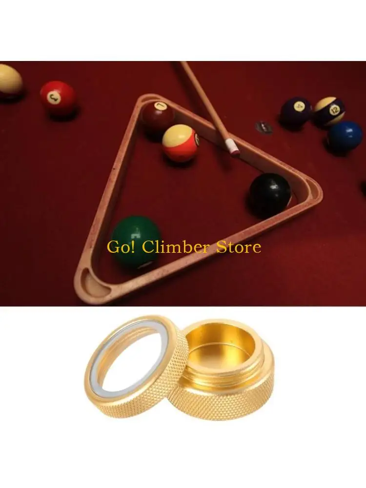 

Q84C чехол с одним отверстием для снукерного кия, алюминиевый ящик для хранения мела для бильярда, чехол для мела для бассейна,