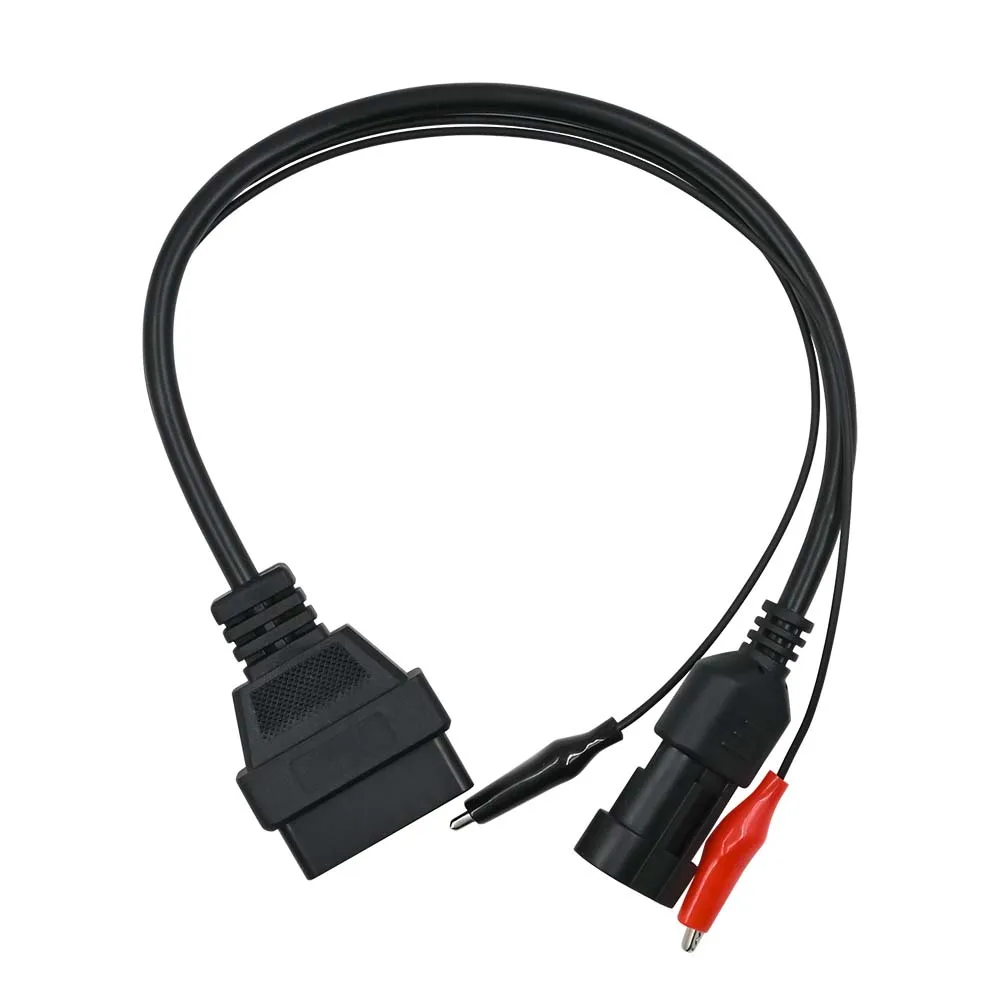 OBD2 Cable 3Pin to 16Pin For Fiat For Lancia For Alfa Remeo OBDII Plug 3 Pin Connector Adapter Car Extension Diagnostic Cables