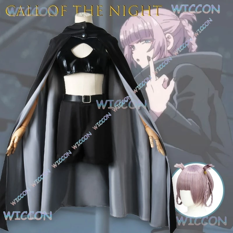 

New Trend Hot Item Disfraz Halloween Call Of The Night Nazuna Nanakusa Trench Coat Cosplay Costume Anime Coat Summer