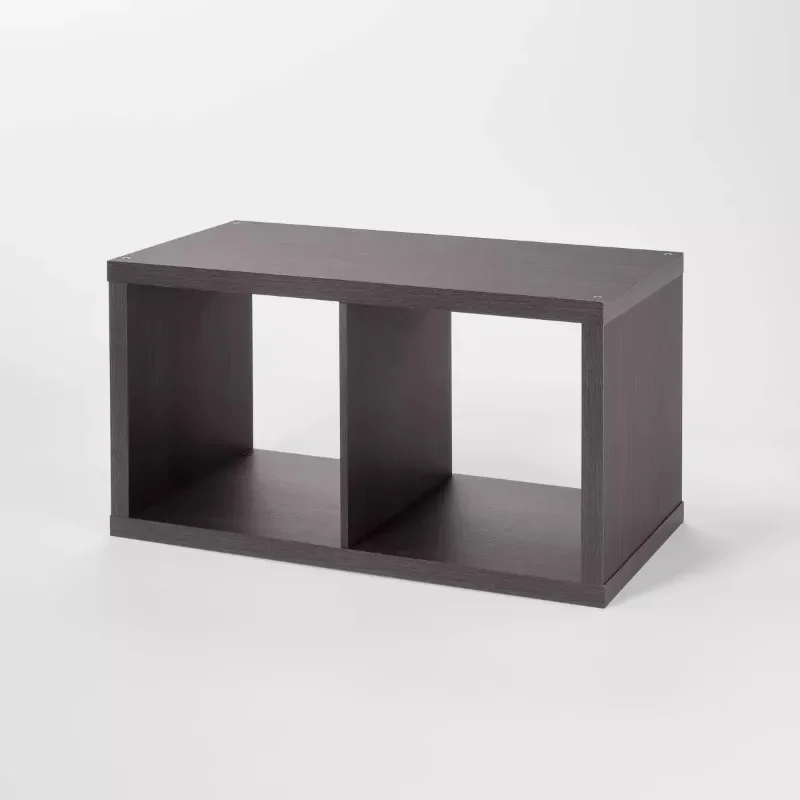 Estante organizador de 2 cubos, estantería de almacenamiento, organizador de cocina, estante de pared