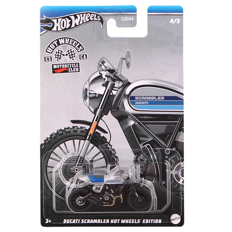 Original Hot Wheels Motorycle Club Alloy Diecast Models Vintage Motorbike Car BMW NineT Racer Toys for Boys 1/64 Honda Scrambler