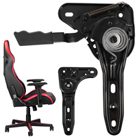 Car Handle Seat Recliner Angle Adjuster for Gaming Chair Computer 180 Degree Swiving Adjustment Black Office