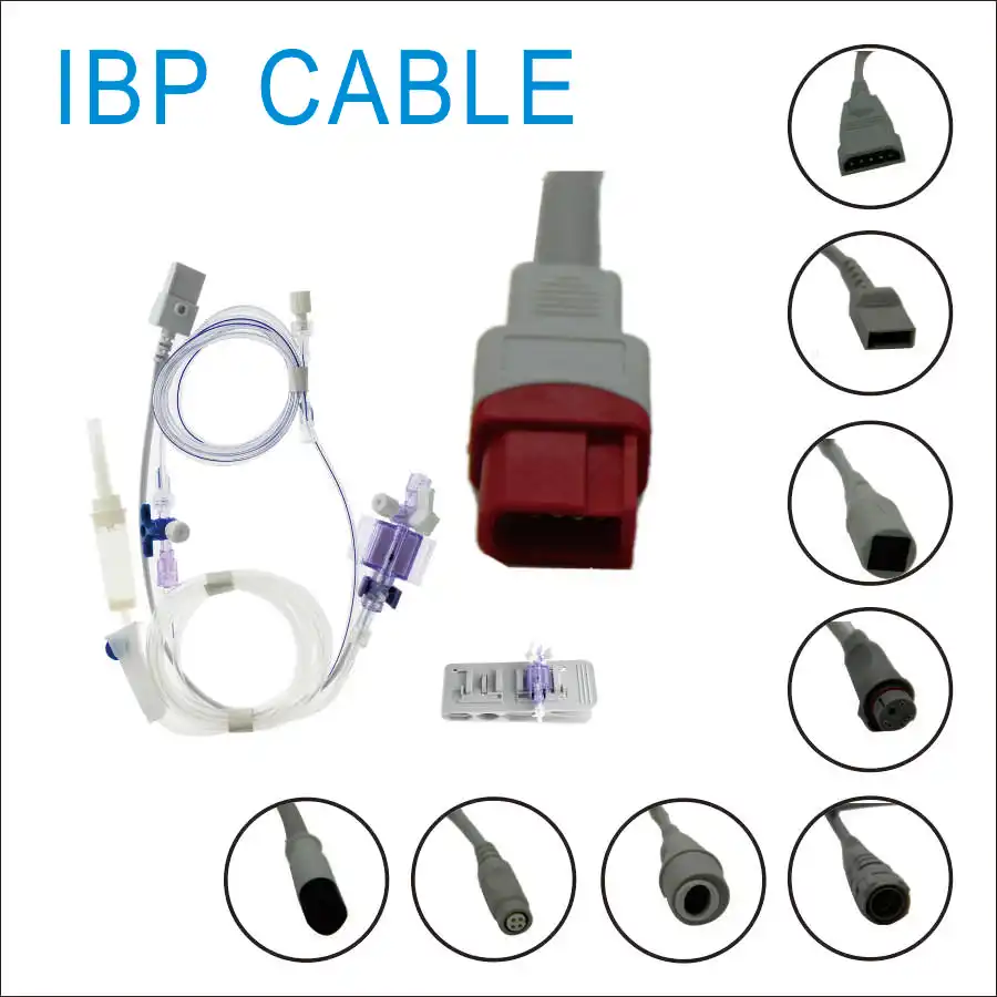 

Invasive Blood Pressure Cable IBP Transducer Adapter Cable for S*pacelabs Patient Monitor