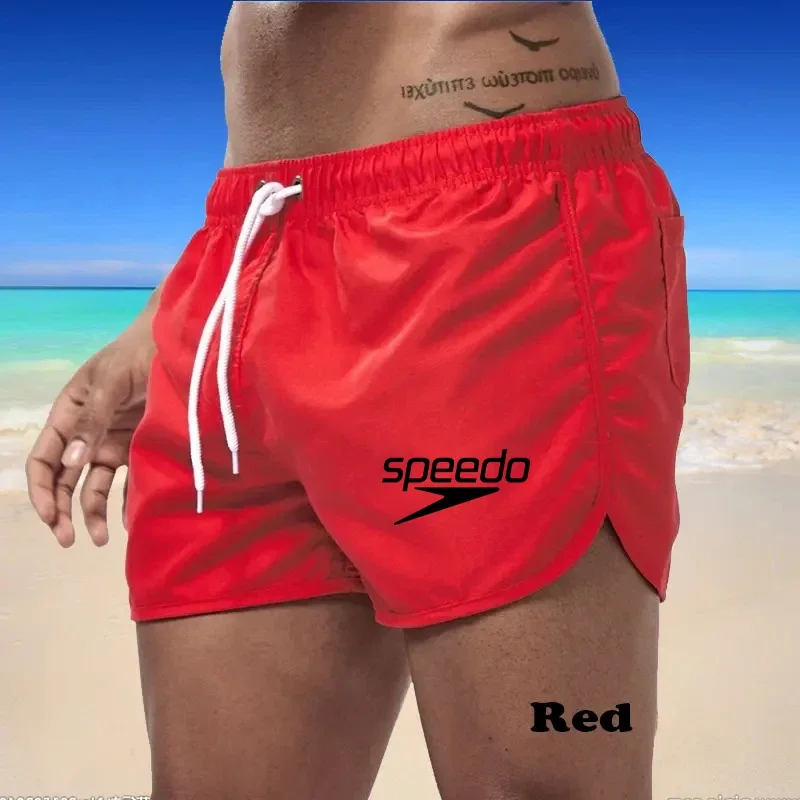 2024 New Men Swimsuit Sexy Swimwear Men Swimming Shorts Male Briefs Beach Shorts Sports Suits Surf Board Shorts Men Swim Trunks