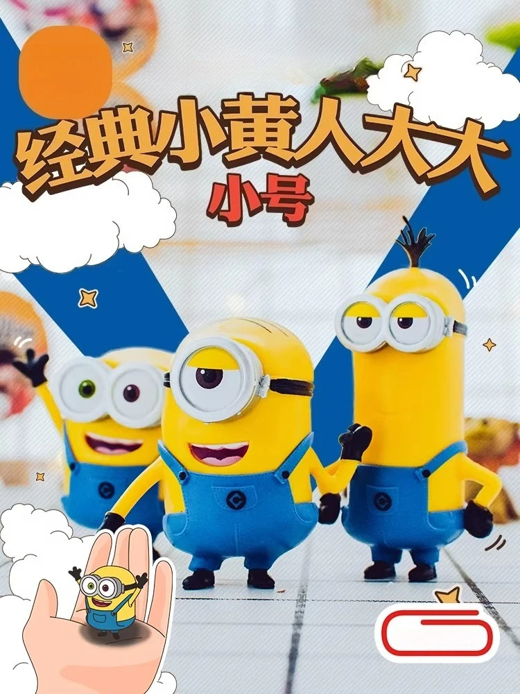 

Minion Figurine Toy Despicable Me Series Action Figure Collectible Model Trendy Desktop Decoration