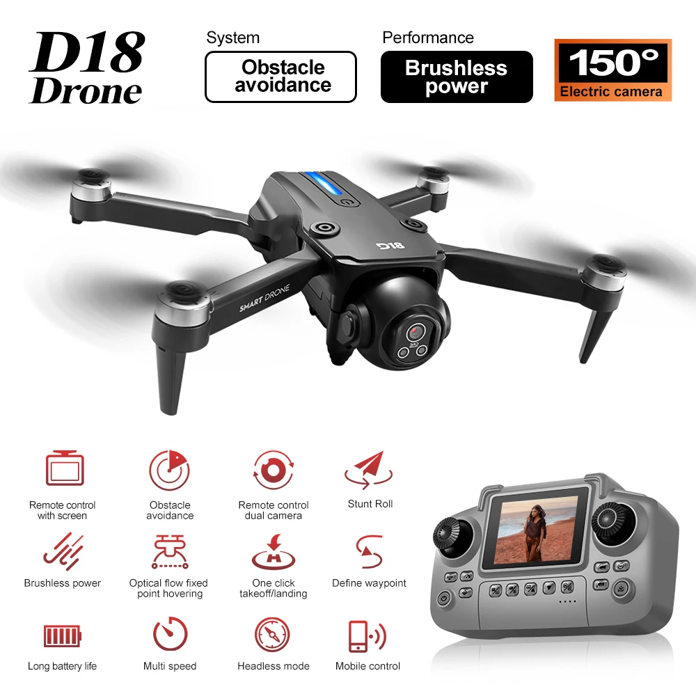 New D18 Drone Profe… - image