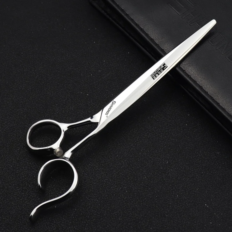 NEUE 6/6,5-Zoll Friseurscheren Professionelles CNC Flachschneidescheren-Set, Friseur-Spezialset Schraubenlose Haarschneideschere – Detail 7