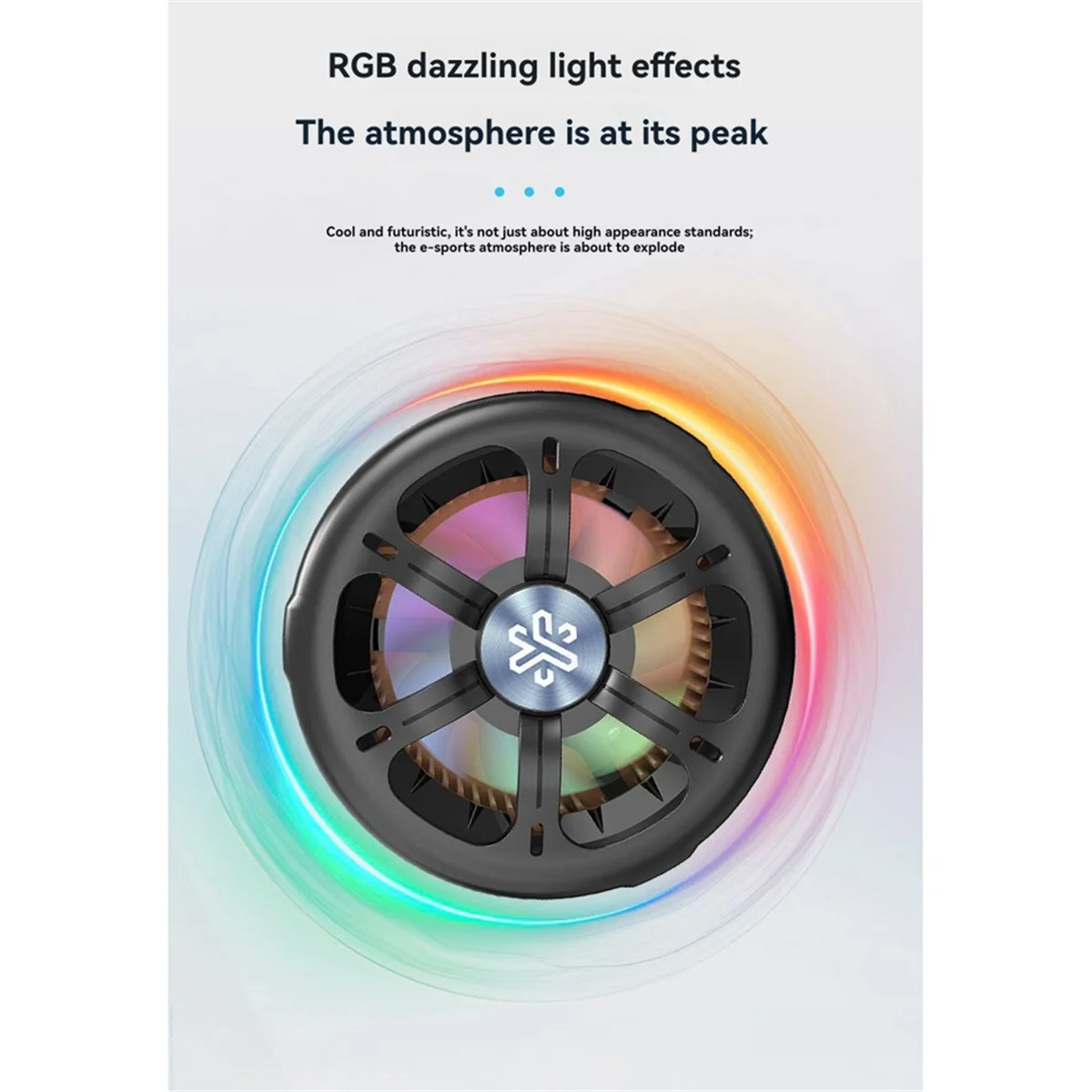 

2025+QI2 for Magnetic Wireless Charger Cooling Fan Phone Charger for Phone Cooler Semiconductor Fast Charger White