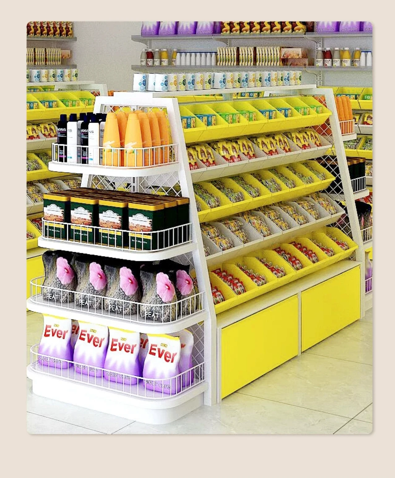 Convenience store snacks new bulk shelf