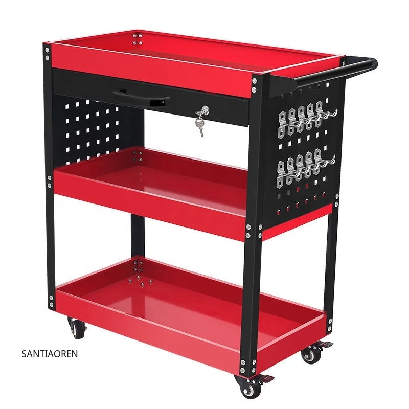 

2025Heavy Duty Drawer Garage Storage Steel Tool Cabinet With Mechanic Trolley on Wheels Tool Cabinet