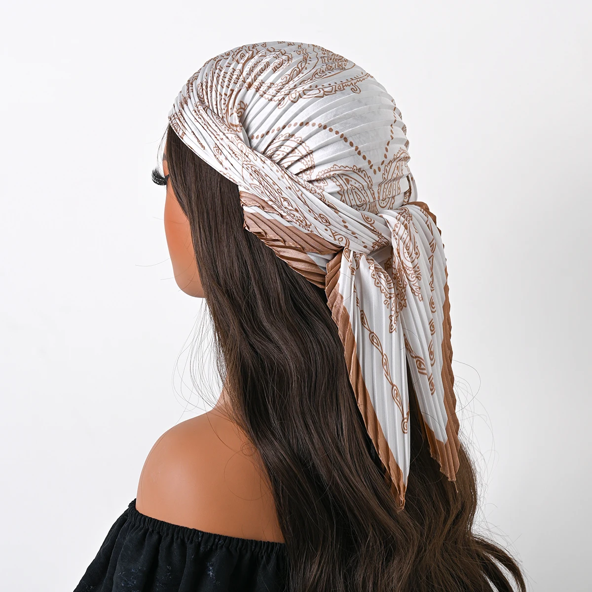 2025 moda crepe seda cetim lenço de cabelo para mulheres lenço impresso saco cachecóis feminino cabeça quadrada bandana cachecóis para senhoras