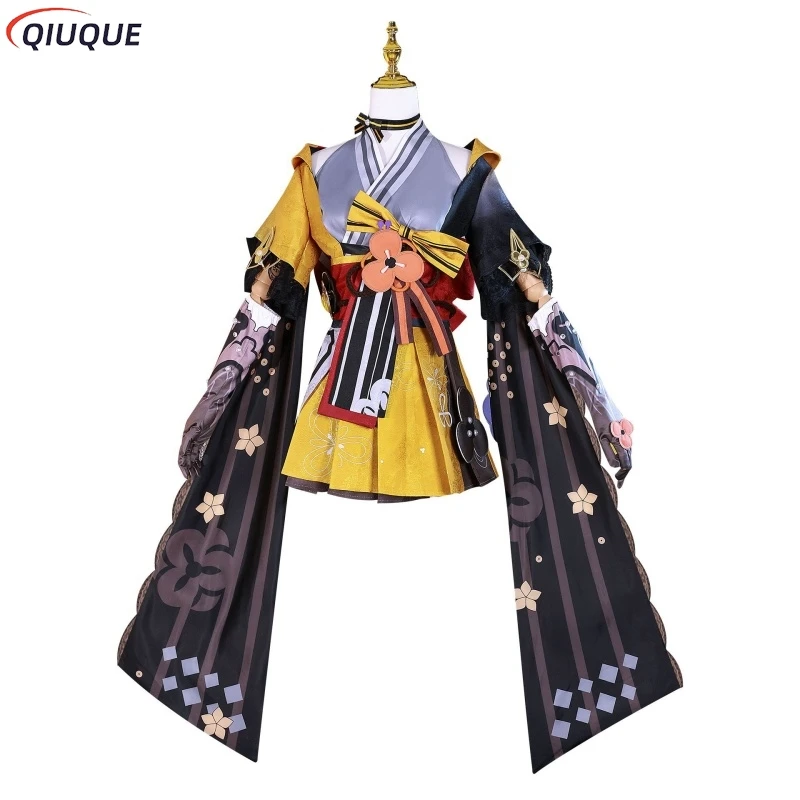 Chiori Cosplay Costume Wigs Boots Shoes Metal Accessories Women Costume Full Set Carnival Party Costume view 4