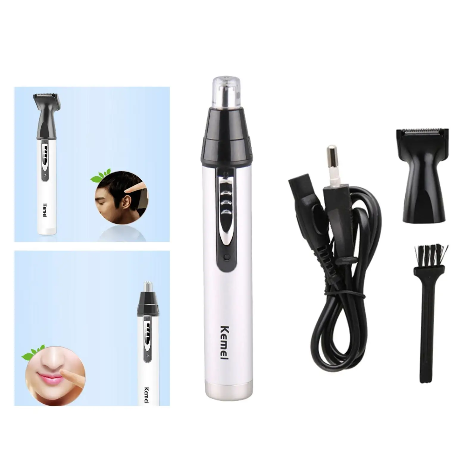 

Painless Nose Hair Trimmer Edge Easy Cleaning for Men and Women