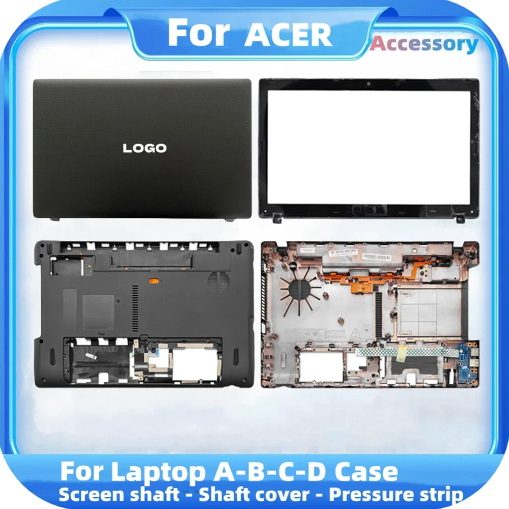 

New Laptop LCD Back Cover For Acer Aspire 5750 5750G Front Bezel/Bottom Case Screen Back Cover Frame Bezel Aspire 5750 5750G