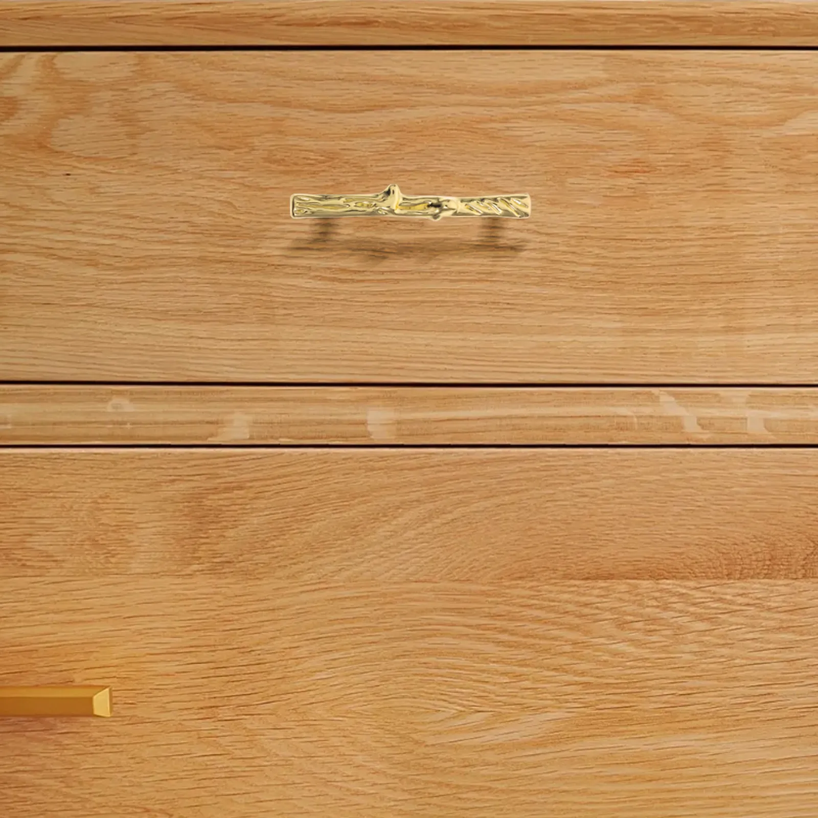 Natural Branch Drawer Pulls Zinc Alloy Rustic Cabinet Handles Kitchen Dresser Closet Door Furniture Hardware Aesthetic