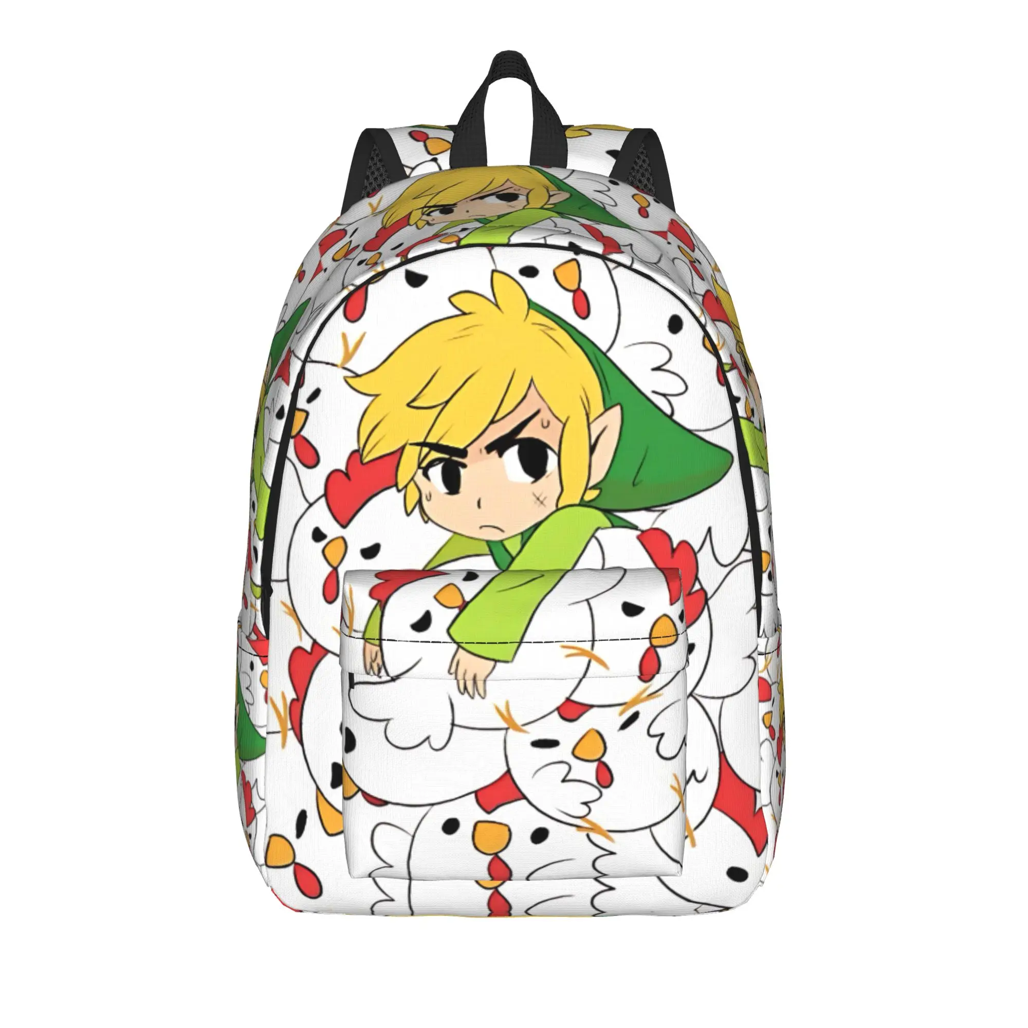 Fashion Z Zelda RPG Game Backpack  Mochilas Classic Campus Retro Washable Rucksack