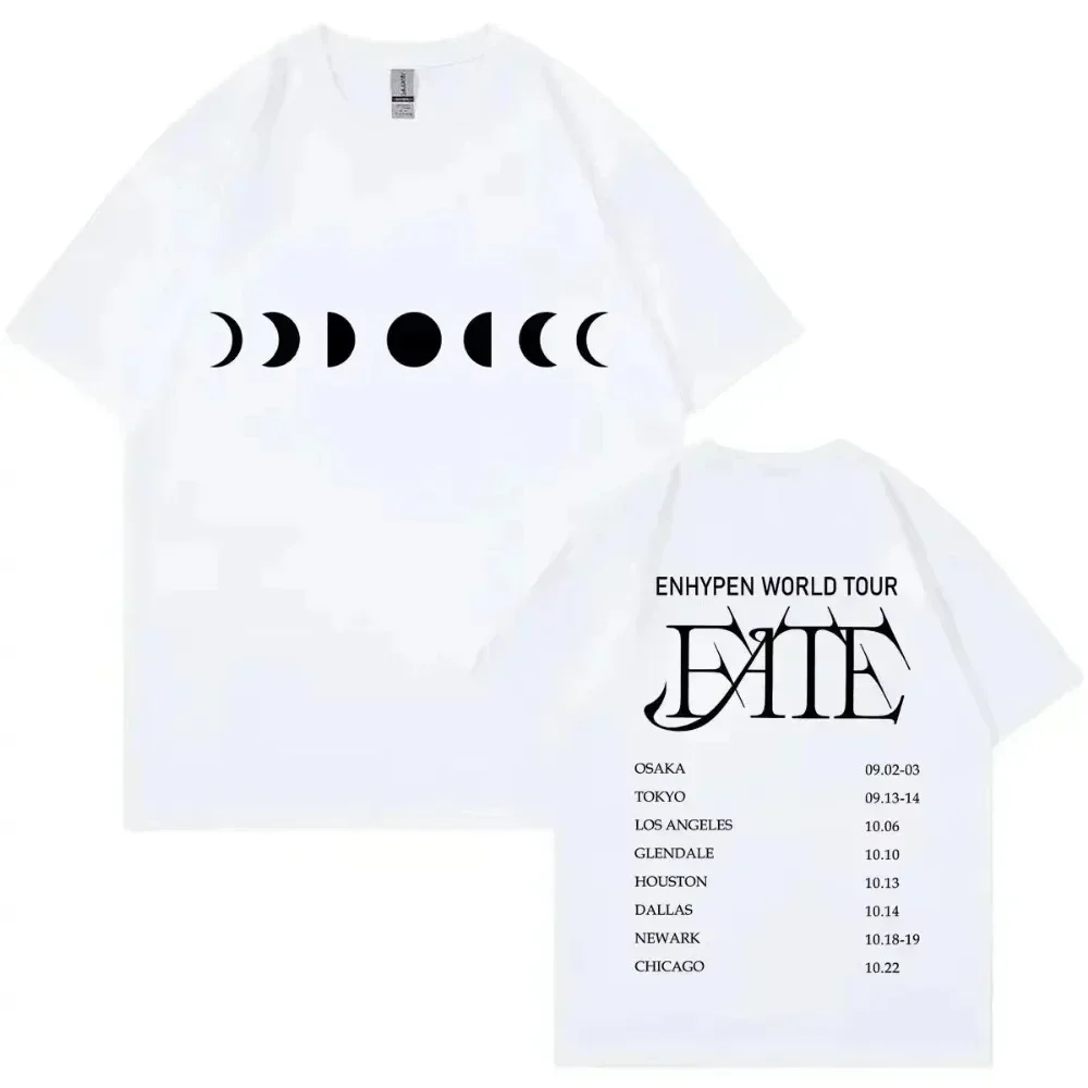 Luxury Trend Kpop Band Enhypen Fate World Tour Graphic Women's Fashion Casual Summer, High Quality Cotton my body my choice