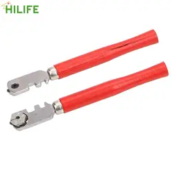 Professional Glass Tile Cutter Window Craft Wooden Handle 130mm For Hand Tool Diamond Tipped 1Pcs Portable Glass Cutter