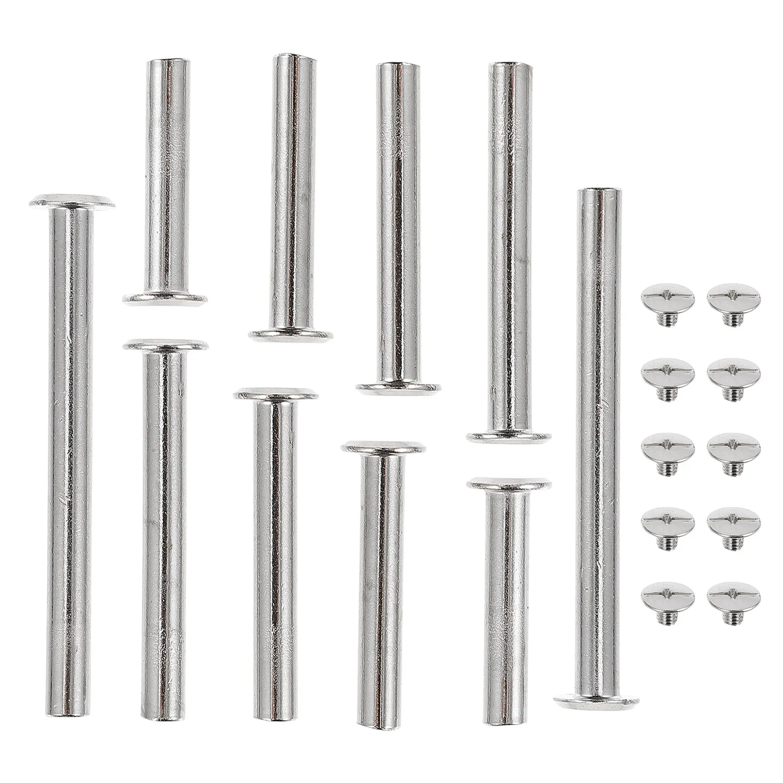 

50 комплектов премиальных винтовых креплений с защитой от ржавчины для рукоделия, скрапбукинга, фотоальбомов, календарей, сумок, ремней