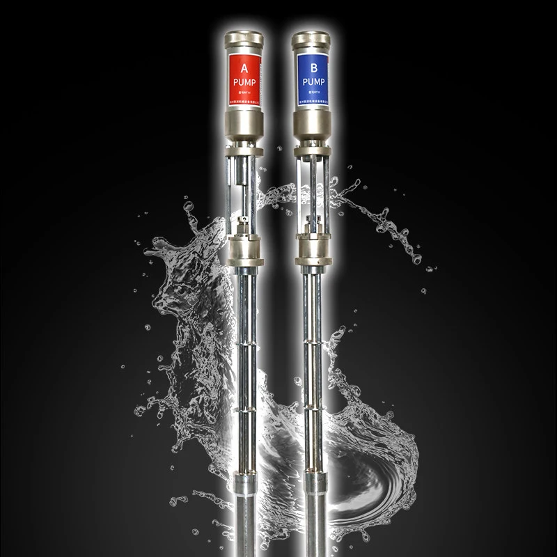 T1 /T2 Polyurethane Lifting Plunger Pump Plug-in Barrel Pneumatic Feed Pump High Viscosity Polyurea Spraying Machine