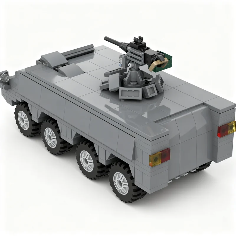

367PCS MOC Street View Patria Apc Model Custom Puzzles Architecture DIY Assembly Display Home Decor Gift Collectible Building
