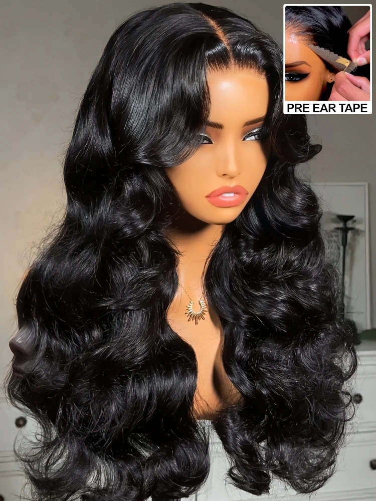 UNice 13x4 Pre-Everything™ HD Lace & Transparent Lace Front Pull And Go 3D Body Wave Wig Real Ear To Ear With Invisi Drawstring