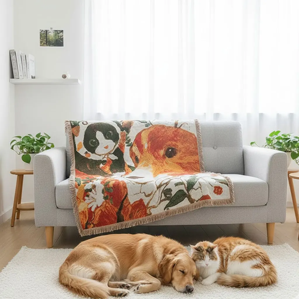 

Многофункциональное декоративное одеяло | Мягкий чехол для дивана и настенный гобелен | Универсальный коврик для пикника на кемпинг и путешествие