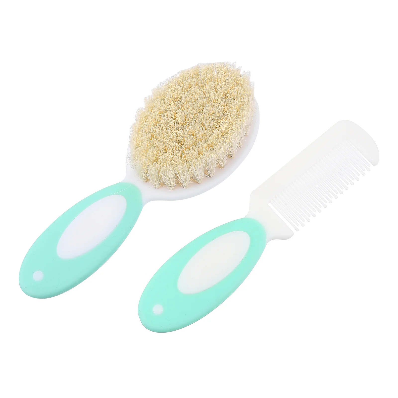 

2 Pcs Cradle Baby Brush Set Newborn Tweezer Shampoo Abs Tweezers Kids Wool Hair