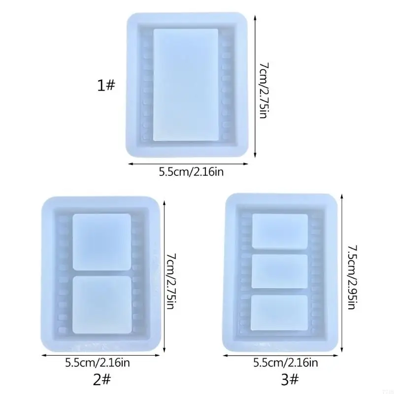 Khung ảnh 77JB Trang trí Silicone Silicone Thích hợp cho Epoxy Resin DIY Craft Home Decor