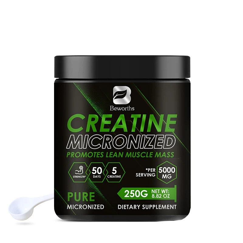 BEWORTHS Creatine Monohydrate Sports Dietary Supplements for Workout Muscle Building Cellular Energy Enhance Muscle Strength