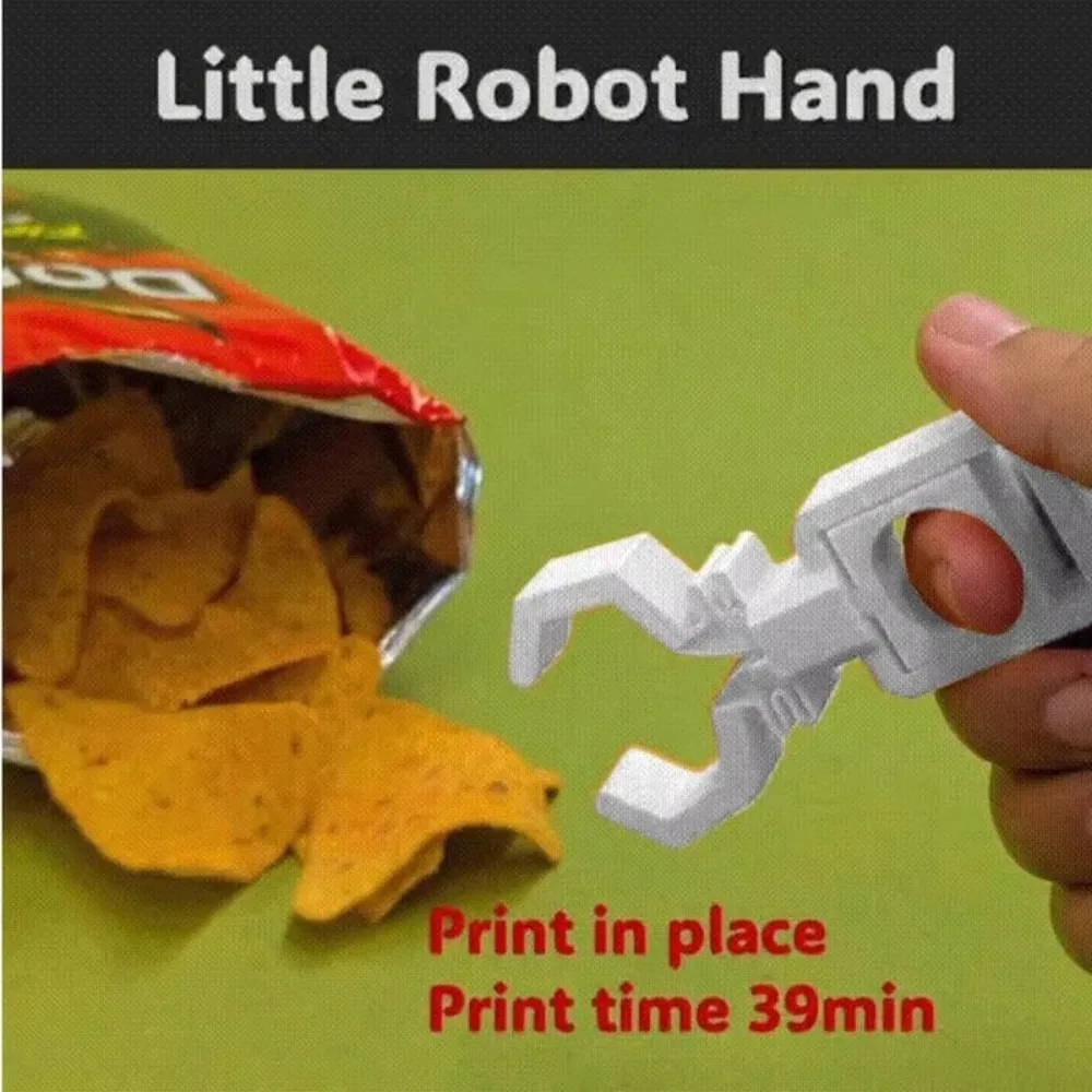 Novelty Chips Eating Potato Chips Finger Tongs Food Finger Easy Clamping Snack Grabber Precise Control Small Tongs