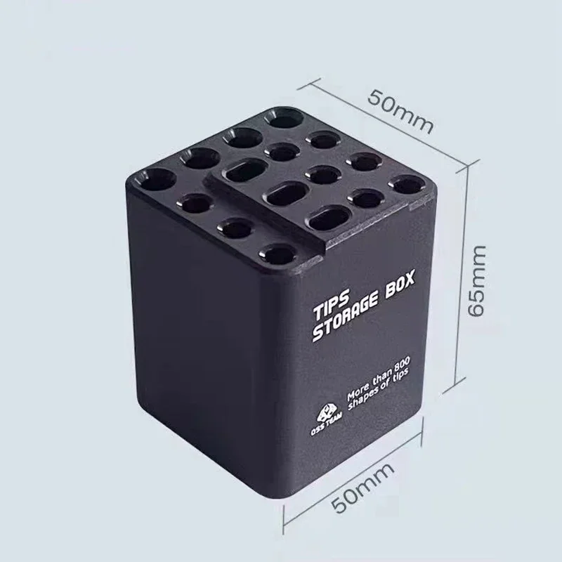 OSS W118 caja de almacenamiento para puntas de soldador de elemento calefactor, organizador de núcleo de calefacción, T12, T210, T245, C115