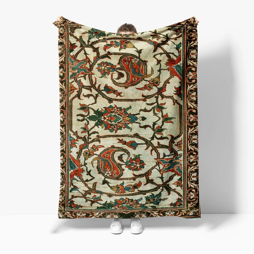 

Шелковое одеяло с узором пейсли, мягкий нечеткие диван-кровать, декоративный ковер для гостиной, чехол для подушки, подарок