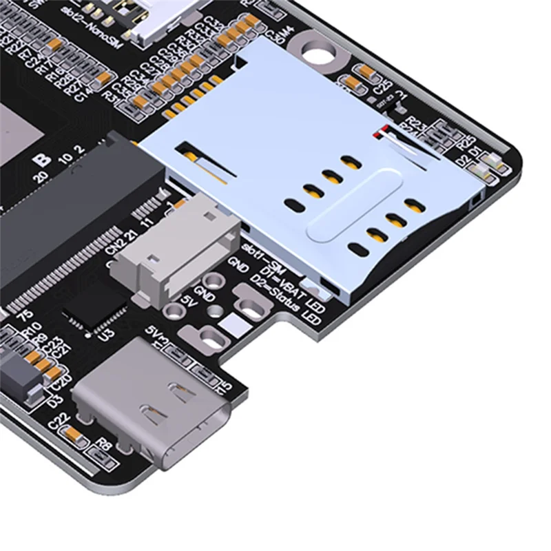 M.2 B-Key WWAN 5G Iot فتحة للبطاقات إلى USB Tyep-C 4G LTE 5G وحدة محول بطاقة دعم 2230/3042/3052