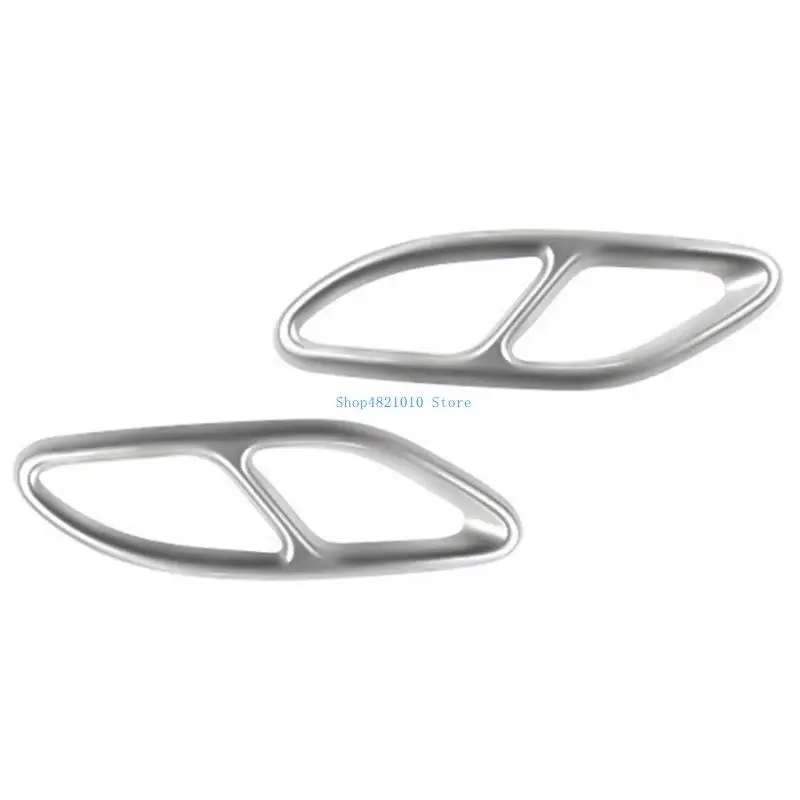 

T3LF 1 Pair Car Exterior Exhaust Pipe Mufflers Cover for W176 W205 W213 X253 Rear Cylinder Exhaust Pipe Cover Trim