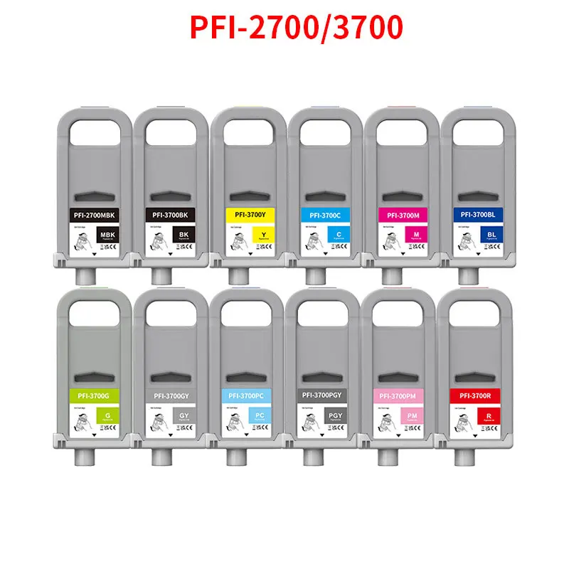 

PFI3700 PFI-3700 ink cartridge 100% compatible for Canon PRO2600 PRO4600 PRO6600 GP4600S GP6600S with pigment ink