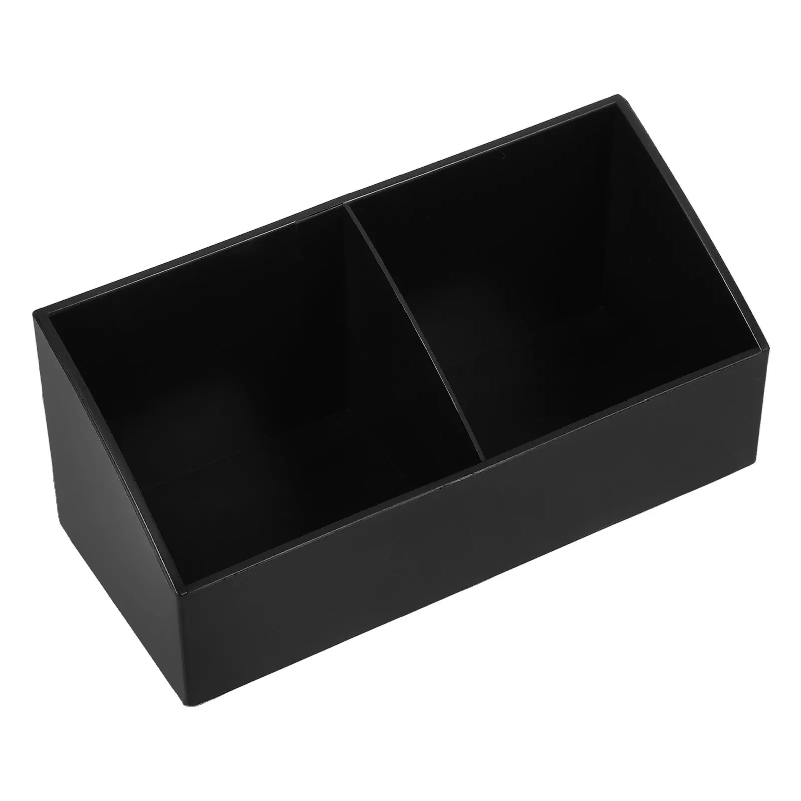 2-Compartment Seasoning Packet Organizer Tea Bag Box Tea Bag Storage Case Kitchen Desktop Coffee Station Holder Organizer