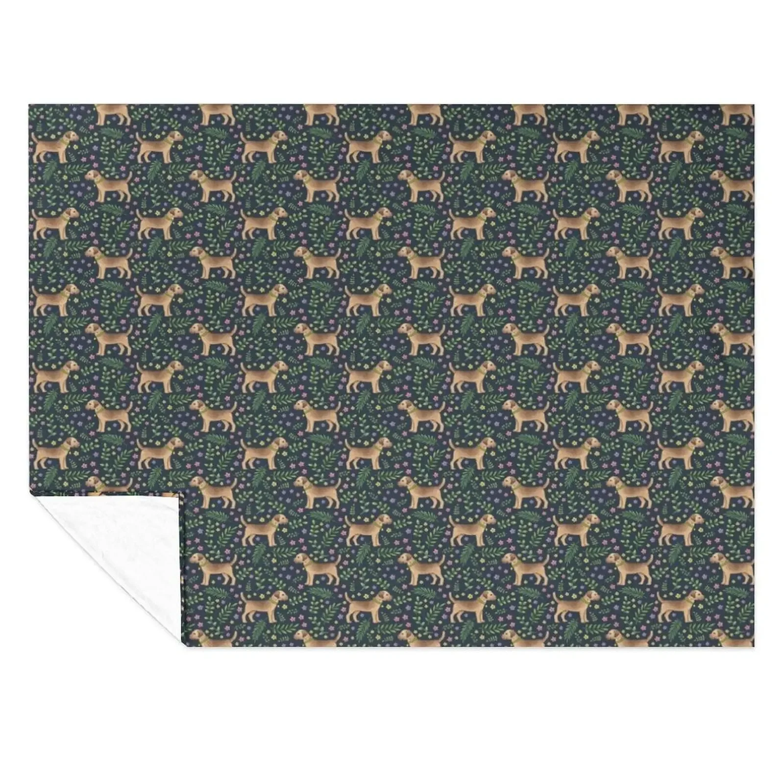 

Border Terriers Spring Floral on navy - pattern Throw Blanket sofa bed manga Sofa Throw for sofa Blankets