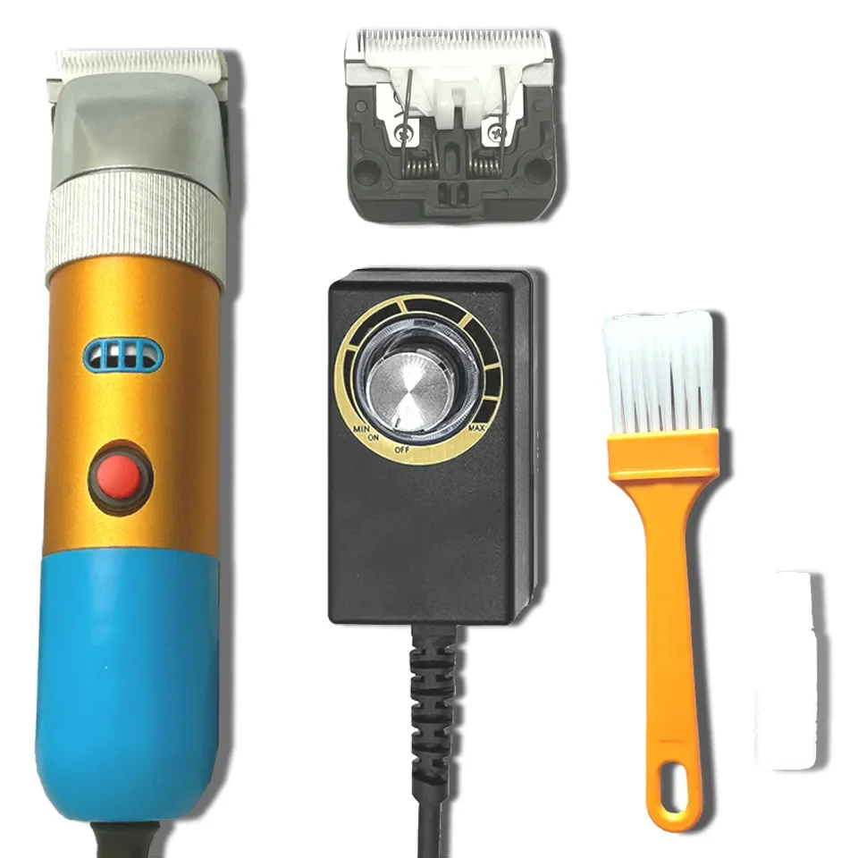 High-power stepless speed regulation electric wool shears pet electric push shears do not get stuck