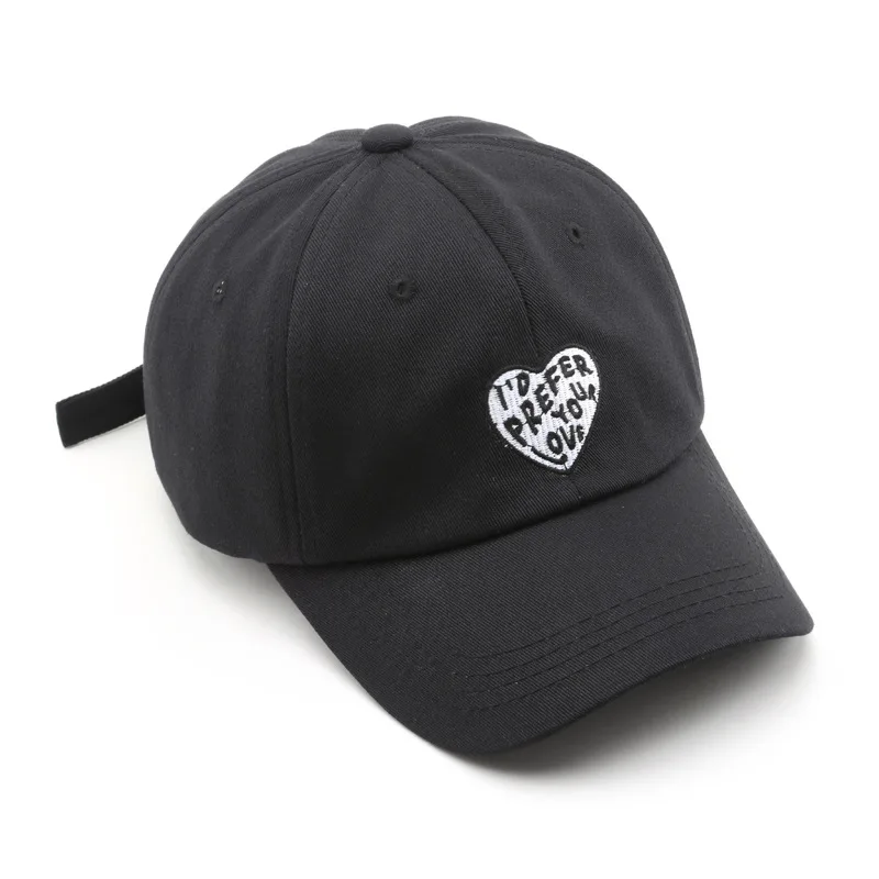 FS 2024 Green Heart Embroidery Baseball Cap For Men Women Trucker Hats Adjustable Streetwear Hip Hop Snapback Caps Gorras Hombre