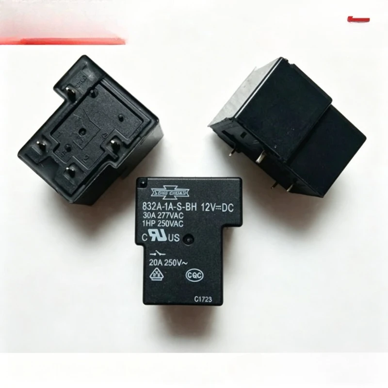 5PCS/LOT  832A-1A-S-BH 12VDC Heavy Duty 30A General Purpose Power Relays