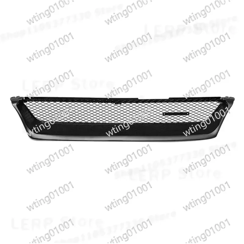 Gloss Black Racing Mesh Grille for Toyota Corolla AE101 1993-1997 Front Bumper Grill Replacement Sporty Style Auto Parts