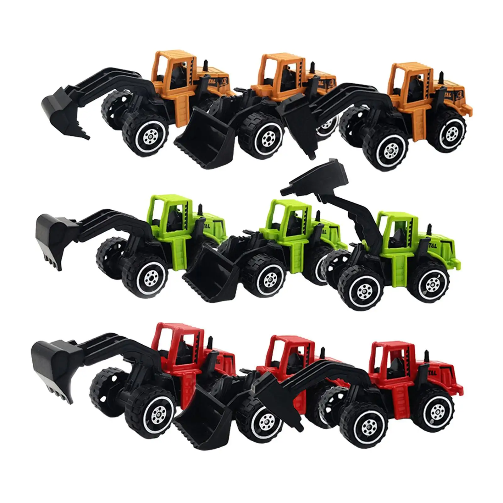 12Pcs Mini Pull Back Cars Creativity Alloy Cars for Kids Tabletop Decor Boys