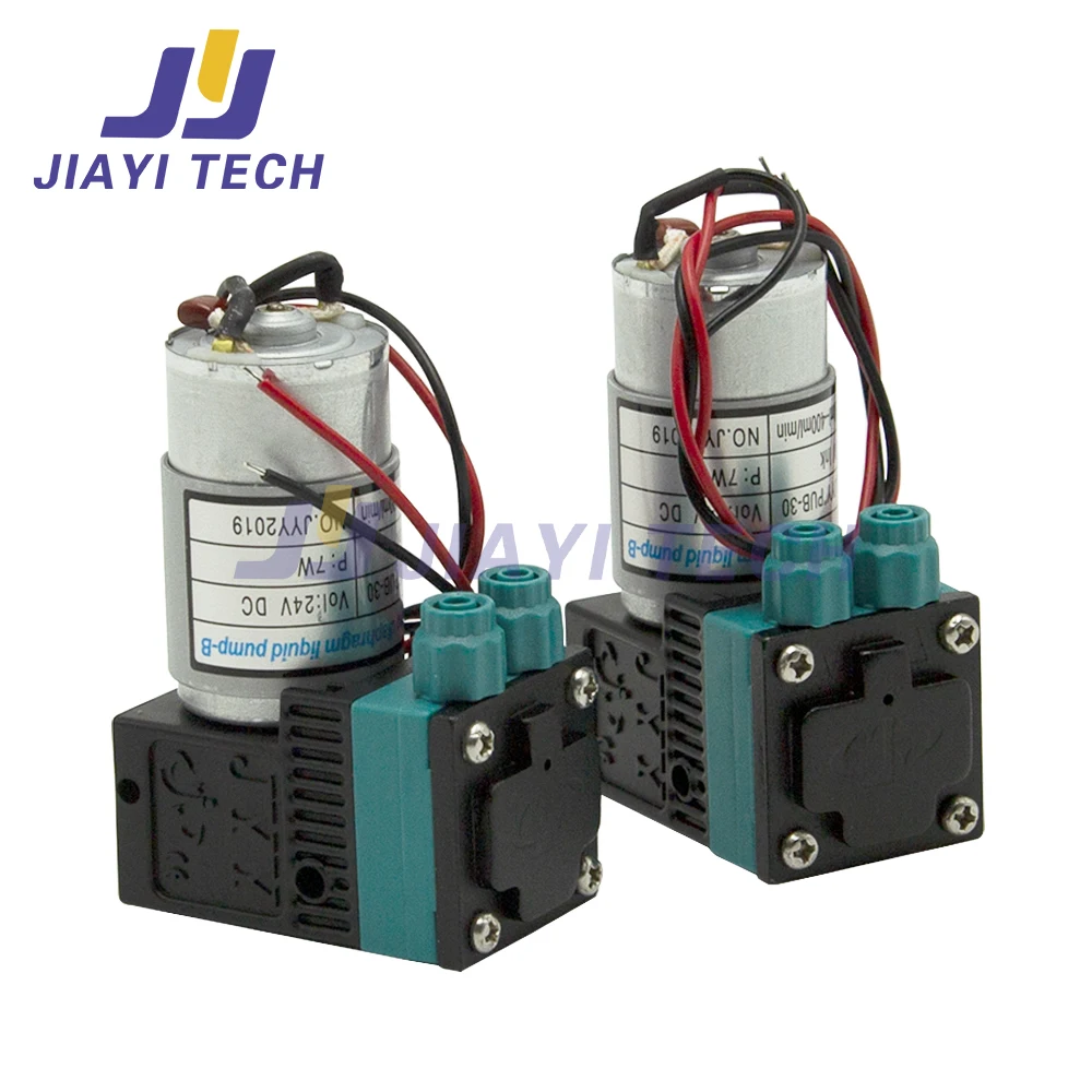 

2Pcs 7W 24V DC for JYY PUB-30 UV Big Ink Pump for Infinite/Xuli/Sky-Color DX5 Inkjet Printer(300-400ml/Min)