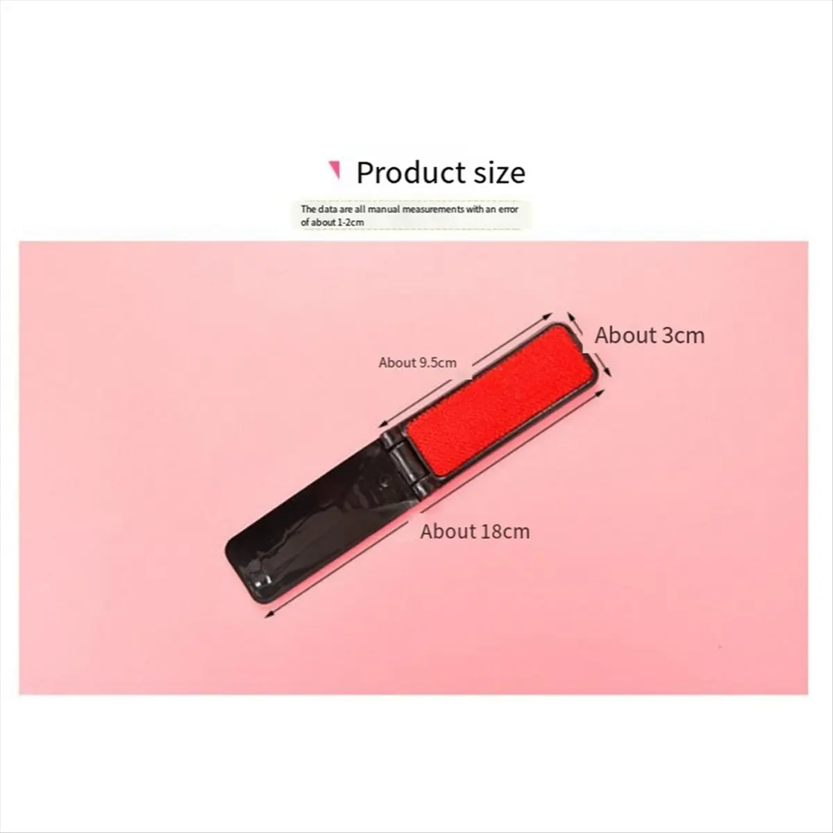 N14R Top Convenient Dust Removal Brush Clothing Lint Remover Dry Cleaning Brush Delinting Brush Static Brush Folding Brush