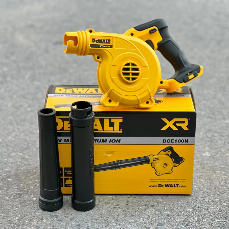 DEWALT DCE100 Battery Sets Blowing Machine 20V Lithium Battery Blowing Dust Clean Air Blower 2.0Ah 4.0Ah 5.0Ah Combination