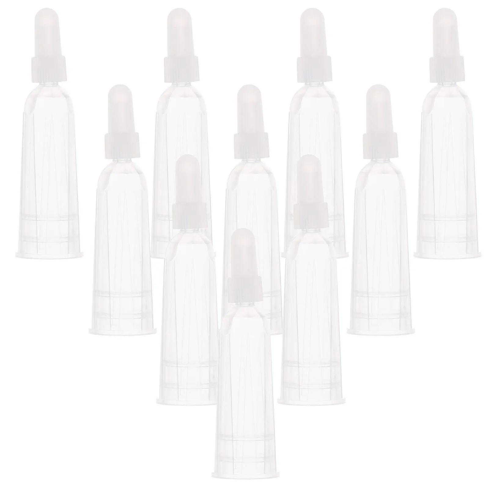 10Pcs Ampule Finger Protection 2ml Opener Liquid Dispensing Tips Vial Toppers Transparent Dropper Caps Ampule Finger Protection